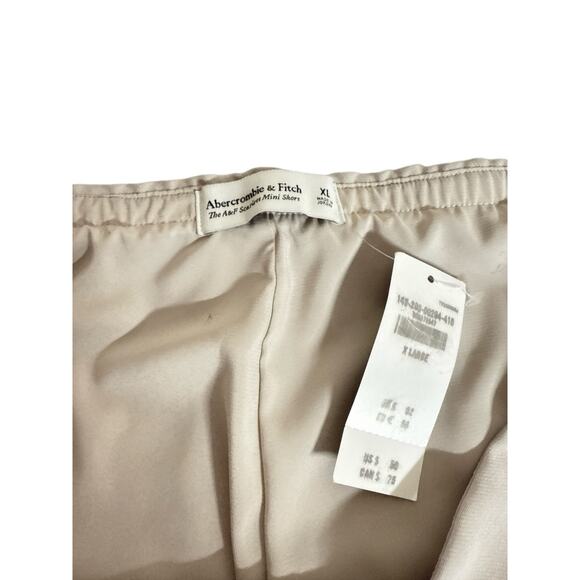 Abercrombie & Fitch Women's Scarlett Suiting Mini Skort Size XL Light Taupe NWT - Picture 6 of 8